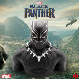 Marvel Comics Coin Bank Black Panther Wakanda Deluxe 20 cm - Poškodené balenie !